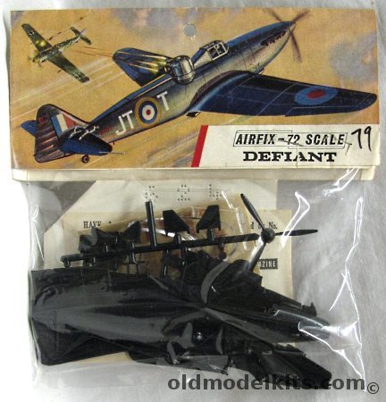 Airfix 1/72 Boulton Paul Defiant N.F.I - Bagged, 111 plastic model kit